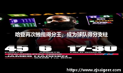 哈登再次独揽得分王，成为球队得分支柱